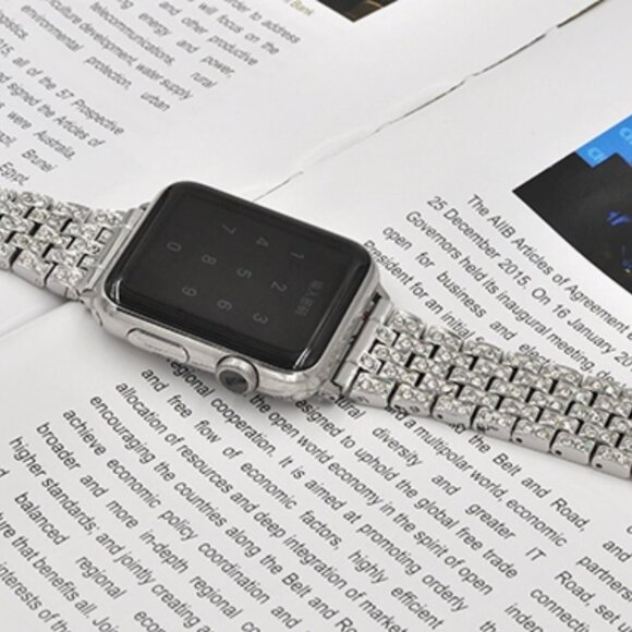 Crystal Rhinestone Sparkling Band For Apple Watch All Series main image 3